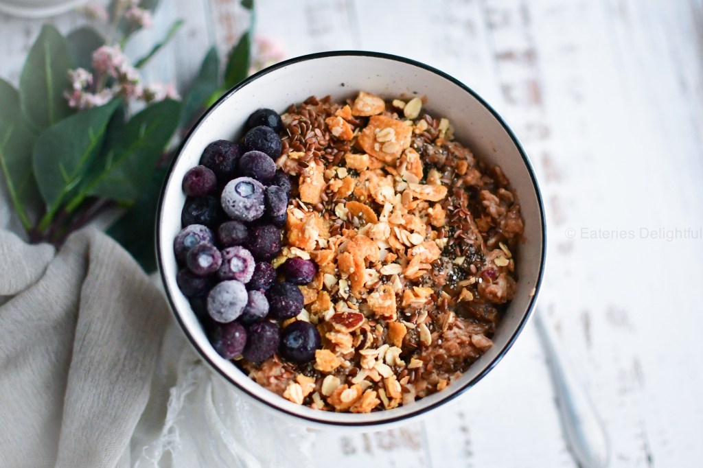 Chocolate Oatmeal Bowl Chocolate oatmeal bowl
